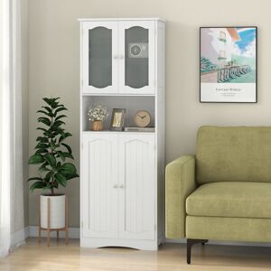 Lark Manor Bathroom Cabinet White 164cm H X 60cm W X 30cm D