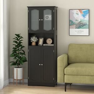 Lark Manor Bathroom Cabinet Black 164cm H X 60cm W X 30cm D