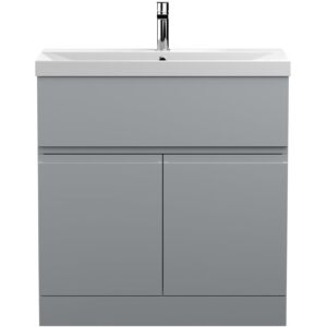 Hudson Reed Urban 800mm Free-standing Single Vanity Unit Satin Grey 8,660mm H X 810mm W X 395mm D Hudson Reed Urban 800mm Free-standing Single Vanity Unit Satin Grey 8,660mm H X 810mm W X 395mm D