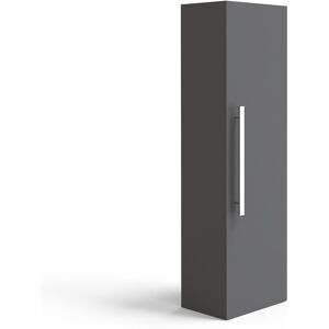 Latitude Run Vallette Wall Mounted Tall Bathroom Cabinet Grey 120cm H X 35cm W X 25cm D Latitude Run Vallette Wall Mounted Tall Bathroom Cabinet Grey 120cm H X 35cm W X 25cm D