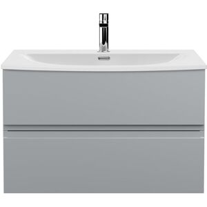 Nuie Urban 800 mm Wall Hung Single Vanity Unit Grey 550mm H X 810mm W X 395mm D Nuie Urban 800 mm Wall Hung Single Vanity Unit Grey 550mm H X 810mm W X 395mm D