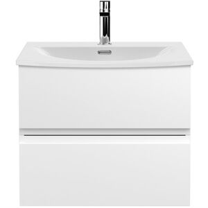 Hudson Reed Urban 610 mm Wall Hung Single Vanity Unit White 530mm H X 610mm W X 440mm D Hudson Reed Urban 610 mm Wall Hung Single Vanity Unit White 530mm H X 610mm W X 440mm D