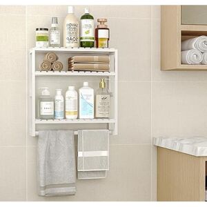 Latitude Run Bathroom Shelves White 43cm H X 43cm W X 15.01cm D Latitude Run Bathroom Shelves White 43cm H X 43cm W X 15.01cm D