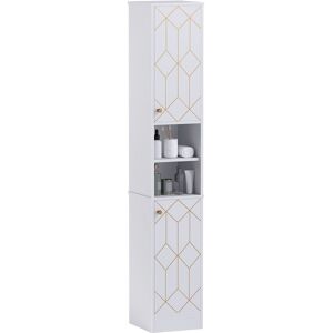 Fairmont Park Freestanding Bathroom Cabinet White 170cm H X 30cm W X 30cm D Fairmont Park Freestanding Bathroom Cabinet White 170cm H X 30cm W X 30cm D