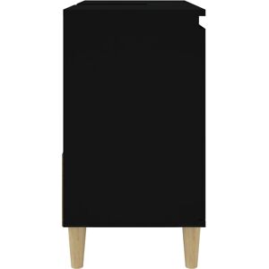 Borough Wharf Lakra Bathroom Cabinet 65 x 33 x 60 cm Engineered Wood Black 60cm H X 65cm W X 33cm D Borough Wharf Lakra Bathroom Cabinet 65 x 33 x 60 cm Engineered Wood Black 60cm H X 65cm W X 33cm D