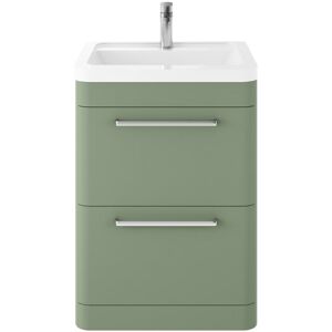 Hudson Reed Solar 600mm Free-standing Single Vanity Fern Green 840mm H X 607mm W X 450mm D Hudson Reed Solar 600mm Free-standing Single Vanity Fern Green 840mm H X 607mm W X 450mm D
