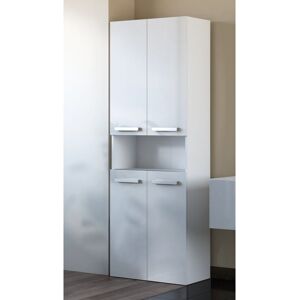 Latitude Run Cambree 60cm W x 174cm D Free-Standing Tall Bathroom Cabinet High-gloss White 174cm H X 60cm W X 30cm D Latitude Run Cambree 60cm W x 174cm D Free-Standing Tall Bathroom Cabinet High-gloss White 174cm H X 60cm W X 30cm D