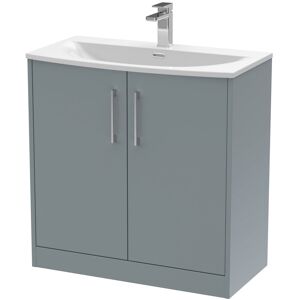 Hudson Reed Juno 800mm Free-standing Standard Single Vanity Unit Coastal Grey 833mm H X 800mm W X 440mm D Hudson Reed Juno 800mm Free-standing Standard Single Vanity Unit Coastal Grey 833mm H X 800mm W X 440mm D