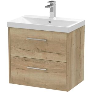 Hudson Reed Juno 600mm Wall Hung Single Vanity Unit Autumn Oak 14,960.6mm H X 15,494mm W X 10,033mm D Hudson Reed Juno 600mm Wall Hung Single Vanity Unit Autumn Oak 14,960.6mm H X 15,494mm W X 10,033mm D