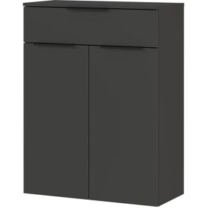 Latitude Run Alonza Bathroom Storage Graphite;Graphite 94.8cm H X 70.5cm W X 33.7cm D Latitude Run Alonza Bathroom Storage Graphite;Graphite 94.8cm H X 70.5cm W X 33.7cm D