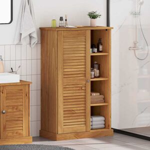 Borough Wharf Bathroom Cabinet VIGO 67.5 X 34 X 110 Cm Brown 110cm H X 34cm W X 67.5cm D Borough Wharf Bathroom Cabinet VIGO 67.5 X 34 X 110 Cm Brown 110cm H X 34cm W X 67.5cm D