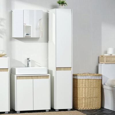 Latitude Run Kowen 30Cm W x 165Cm H x 33Cm D Free-Standing Tall Bathroom Cabinet 165cm H X 30cm W X 33cm D Latitude Run Kowen 30Cm W x 165Cm H x 33Cm D Free-Standing Tall Bathroom Cabinet 165cm H X 30cm W X 33cm D