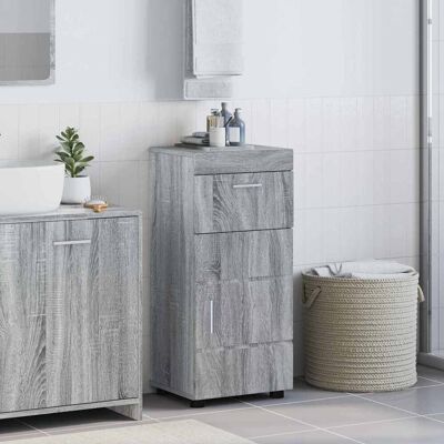 17 Stories Bathroom Cabinet 37 X 31.5 X 82 Cm Engineered Wood Grey Sonoma 82cm H X 31.5cm W X 37cm D 17 Stories Bathroom Cabinet 37 X 31.5 X 82 Cm Engineered Wood Grey Sonoma 82cm H X 31.5cm W X 37cm D