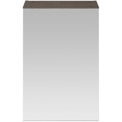 Nuie - Athena - 1-Door - 450mm - Gloss Grey Mirrored Bathroom Cabinet Nuie - Athena - 1-Door - 450mm - Gloss Grey Mirrored Bathroom Cabinet