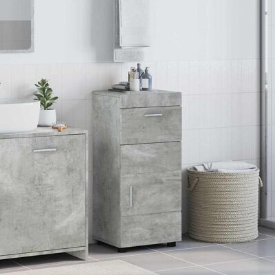 17 Stories Bathroom Cabinet 37 X 31.5 X 82 Cm Engineered Wood Concrete Grey 82cm H X 31.5cm W X 37cm D 17 Stories Bathroom Cabinet 37 X 31.5 X 82 Cm Engineered Wood Concrete Grey 82cm H X 31.5cm W X 37cm D