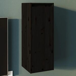 Latitude Run Lannister 30Cm W x 30Cm D Tall Bathroom Cabinet black 80.0 H x 30.0 W x 30.0 D cm