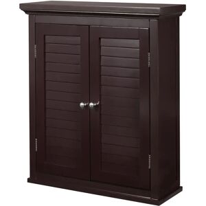 Elegant Home Fashions Ethan 51Cm x 61Cm x 18Cm D Wall Mounted Bathroom Cabinet brown 61.0 H x 50.8 W x 17.78 D cm