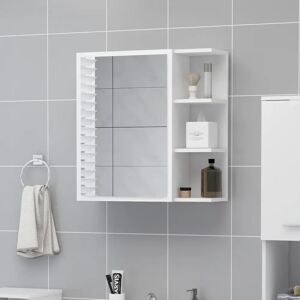 Ebern Designs Adiza Bathroom Cabinet white 64.0 H x 62.5 W x 20.5 D cm