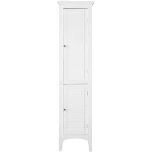 Elegant Home Fashions Ethan 38Cm W x 160Cm H x 33Cm D Free-Standing Tall Bathroom Cabinet white 160.0 H x 38.0 W x 33.0 D cm