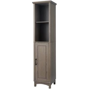 Elegant Home Fashions 38cm W x 159.4cm H x 33cm D Tall Bathroom Cabinet brown 159.4 H x 38.0 W x 33.0 D cm