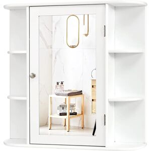 Latitude Run Lilyiana 65Cm W x 64Cm H x 17Cm D Bathroom Storage Furniture Set white 64.0 H x 65.0 W x 17.0 D cm