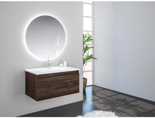 Ebern Designs Brockway 800mm Wall Hung Single Vanity Ebern Designs Vanity Unit Colour: Dark Brown 72cm H X 120cm W X 129cm D Ebern Designs Brockway 800mm Wall Hung Single Vanity Ebern Designs Vanity Unit Colour: Dark Brown 72cm H X 120cm W X 129cm D