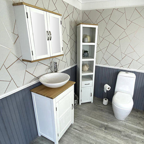 Brambly Cottage Marrs 515mm Free-Standing Cloakroom Vanity Brambly Cottage Vanity Unit Colour: White Brambly Cottage Marrs 515mm Free-Standing Cloakroom Vanity Brambly Cottage Vanity Unit Colour: White