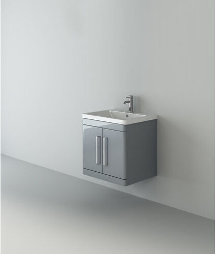 Latitude Run Stevens 600mm Wall Hung Single Vanity Unit Latitude Run Vanity Base Colour: Light Grey Latitude Run Stevens 600mm Wall Hung Single Vanity Unit Latitude Run Vanity Base Colour: Light Grey