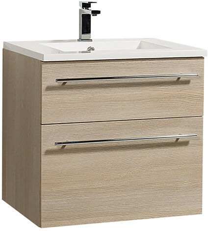 Ebern Designs Gammill 600mm Wall Hung Single Vanity Unit Ebern Designs Vanity Base Colour: Natural Oak 10cm H X 27cm W X 11cm D Ebern Designs Gammill 600mm Wall Hung Single Vanity Unit Ebern Designs Vanity Base Colour: Natural Oak 10cm H X 27cm W X 11cm D
