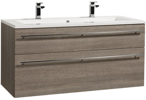 Ebern Designs Gammill 1200mm Wall Hung Double Vanity Unit Ebern Designs Vanity Base Colour: Light Oak 109cm H x 109cm W x 5cm D Ebern Designs Gammill 1200mm Wall Hung Double Vanity Unit Ebern Designs Vanity Base Colour: Light Oak 109cm H x 109cm W x 5cm D