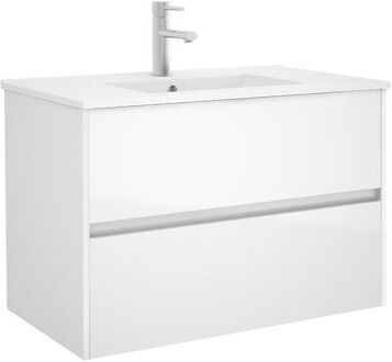 Ebern Designs Insta 810mm Wall Hung Single Vanity Unit Ebern Designs Vanity Unit Colour: Gloss White Single (3') Ebern Designs Insta 810mm Wall Hung Single Vanity Unit Ebern Designs Vanity Unit Colour: Gloss White Single (3')