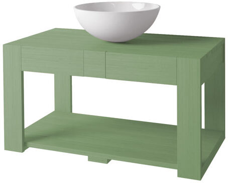 Latitude Run Dicus Solid Pine 800mm Wall Hung Single Vanity Unit Latitude Run Vanity Base Colour: Green  - Size: 850cm H X 800cm W X 450cm D Latitude Run Dicus Solid Pine 800mm Wall Hung Single Vanity Unit Latitude Run Vanity Base Colour: Green  - Size: 850cm H X 800cm W X 450cm D