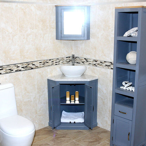 Ebern Designs Angelie 550mm Free-Standing Vanity Unit Ebern Designs Vanity Unit Colour: Grey, Top Finish: White Marble Ebern Designs Angelie 550mm Free-Standing Vanity Unit Ebern Designs Vanity Unit Colour: Grey, Top Finish: White Marble