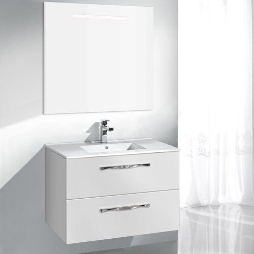 Belfry Bathroom Taku 700mm Wall Mount Vanity Unit Belfry Bathroom Base Finish: White 84cm H X 60cm W X 39cm D Belfry Bathroom Taku 700mm Wall Mount Vanity Unit Belfry Bathroom Base Finish: White 84cm H X 60cm W X 39cm D