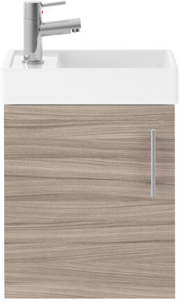 Nuie Tousignant 405mm Wall Mount Cloakroom Vanity Nuie  - Size: 5cm H X 188cm W X 40cm D Nuie Tousignant 405mm Wall Mount Cloakroom Vanity Nuie  - Size: 5cm H X 188cm W X 40cm D