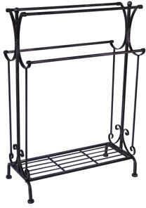 August Grove Tennille Free Standing Towel Stand August Grove  - Size: 8cm H X 41cm W X 16cm D August Grove Tennille Free Standing Towel Stand August Grove  - Size: 8cm H X 41cm W X 16cm D