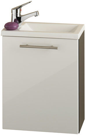 Belfry Bathroom 40cm Wall Mounted Vanity Unit Belfry Bathroom Finish: Anthrazit und Weiß  - Size: 50cm H X 40cm W X 22cm D Belfry Bathroom 40cm Wall Mounted Vanity Unit Belfry Bathroom Finish: Anthrazit und Weiß  - Size: 50cm H X 40cm W X 22cm D