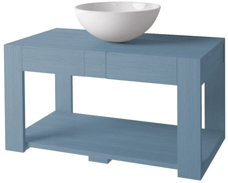 Latitude Run Dicus Solid Pine 800mm Wall Hung Single Vanity Unit Latitude Run Vanity Base Colour: Blue  - Size: 850cm H X 1200cm W X 450cm D Latitude Run Dicus Solid Pine 800mm Wall Hung Single Vanity Unit Latitude Run Vanity Base Colour: Blue  - Size: 850cm H X 1200cm W X 450cm D