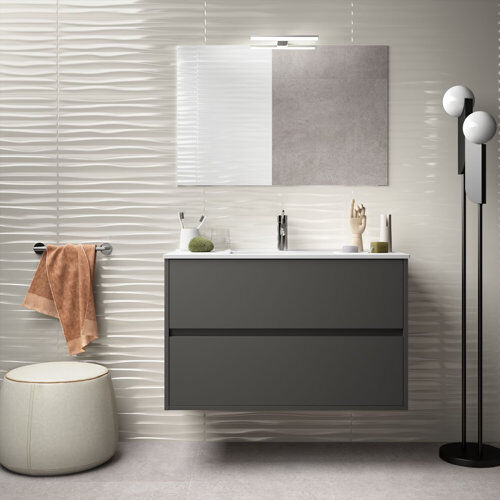 17 Stories Anias 910mm Wall Hung Single Vanity Unit 17 Stories  - Size: 17 Stories Anias 910mm Wall Hung Single Vanity Unit 17 Stories  - Size: