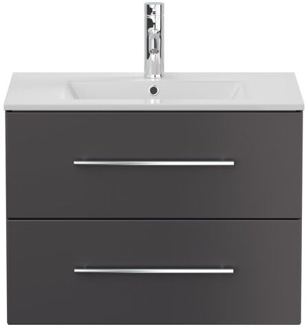 Ivy Bronx Wingil 700mm Wall Mount Single Vanity Ivy Bronx Vanity Unit Colour: Black  - Size: Ivy Bronx Wingil 700mm Wall Mount Single Vanity Ivy Bronx Vanity Unit Colour: Black  - Size: