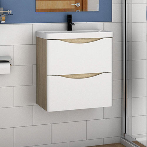 17 Stories Blaikley 510mm Wall Hung Single Vanity 17 Stories  - Size: 490cm H X 510cm W X 400cm D 17 Stories Blaikley 510mm Wall Hung Single Vanity 17 Stories  - Size: 490cm H X 510cm W X 400cm D