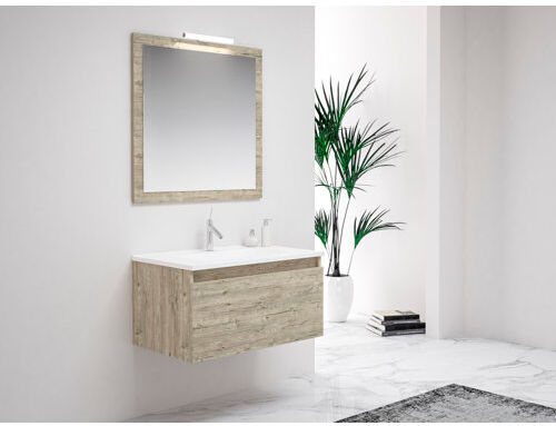 Ebern Designs Brockway 700mm Wall Hung Single Vanity Ebern Designs Vanity Unit Colour: Oak Ebern Designs Brockway 700mm Wall Hung Single Vanity Ebern Designs Vanity Unit Colour: Oak