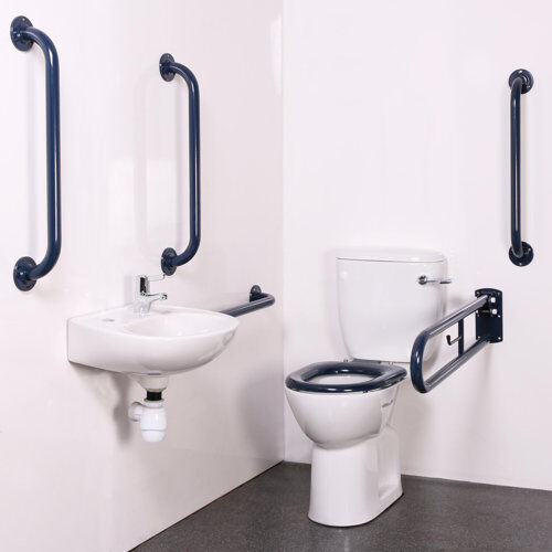 Bristan DocM WC Bath Suite Bristan Finish: Blue  - Size: 14cm H X 5cm W X 12cm D Bristan DocM WC Bath Suite Bristan Finish: Blue  - Size: 14cm H X 5cm W X 12cm D