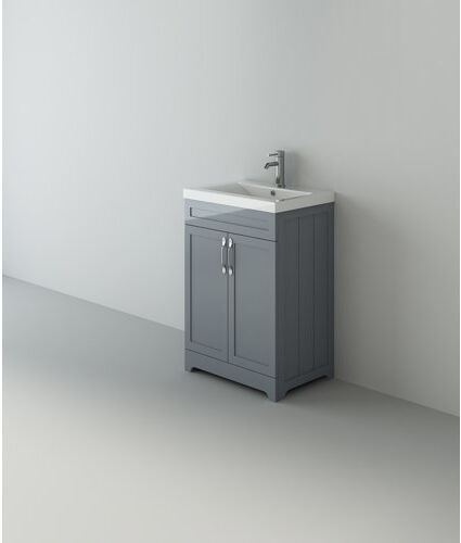 Metro Zed 600mm Free-standing Single Vanity Unit Metro Lane Vanity Base Colour: Light Grey Metro Zed 600mm Free-standing Single Vanity Unit Metro Lane Vanity Base Colour: Light Grey
