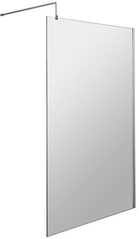 Hudson Reed 8mm Tempered Glass Wet Room Screen Hudson Reed Size: 1950mm H x 1000mm W x 8mm D  - Size: 86cm H X 40cm W X 23cm D Hudson Reed 8mm Tempered Glass Wet Room Screen Hudson Reed Size: 1950mm H x 1000mm W x 8mm D  - Size: 86cm H X 40cm W X 23cm D