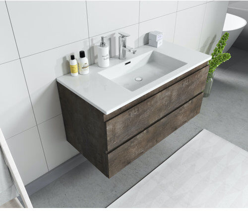 Brayden Studio Clopton 1000mm Wall Hung Single Vanity Brayden Studio Vanity Unit Colour: Stone Ash  - Size: Runner 70 x 1432cm Brayden Studio Clopton 1000mm Wall Hung Single Vanity Brayden Studio Vanity Unit Colour: Stone Ash  - Size: Runner 70 x 1432cm