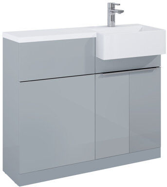 Brayden Studio Axminster 1010mm Combined Vanity Unit Brayden Studio  - Size: 15cm H x 10cm W x 10cm D Brayden Studio Axminster 1010mm Combined Vanity Unit Brayden Studio  - Size: 15cm H x 10cm W x 10cm D