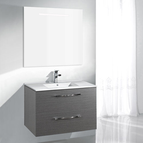Belfry Bathroom Taku 700mm Wall Mount Vanity Unit Belfry Bathroom Base Finish: Grey Wood Belfry Bathroom Taku 700mm Wall Mount Vanity Unit Belfry Bathroom Base Finish: Grey Wood