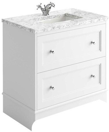 Ebern Designs Craiganboy 800mm Free-Standing Single Vanity Unit Ebern Designs Vanity Unit Colour: White 84cm H X 80cm W X 41cm D Ebern Designs Craiganboy 800mm Free-Standing Single Vanity Unit Ebern Designs Vanity Unit Colour: White 84cm H X 80cm W X 41cm D