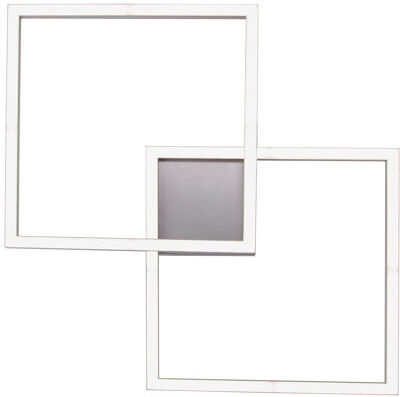 Ebern Designs Palais 2-Light 63cm LED Integrated Flush Mount Ebern Designs  - Size: 457cm H X 25cm W X 25cm D Ebern Designs Palais 2-Light 63cm LED Integrated Flush Mount Ebern Designs  - Size: 457cm H X 25cm W X 25cm D